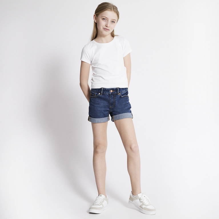 Denim shorts "Sunny star" Mid wash